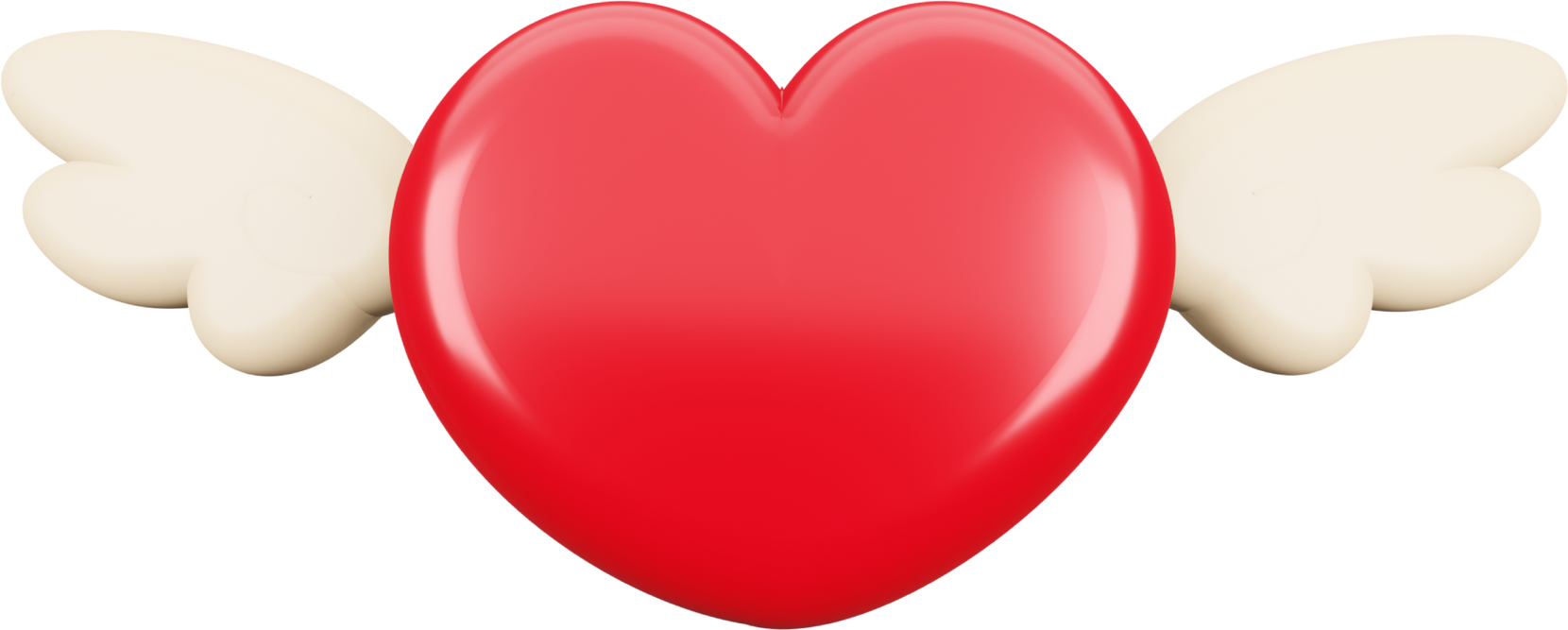 Heart Wings 3D Object